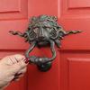 Design Toscano Lion and the Snake Cast Iron Foundry French Royalty Decorative Door Knocker SP3015